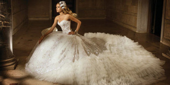 Пышные свадебные платья: модели, фасоны, цвета, фото